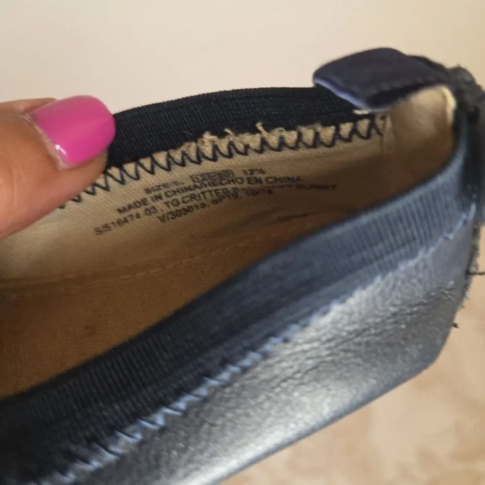 BABY GAP BUNNY BALLERINA FLATS sz 5 PRELOVED CUTESY WHIMSY EASTER BUNNY RABBIT